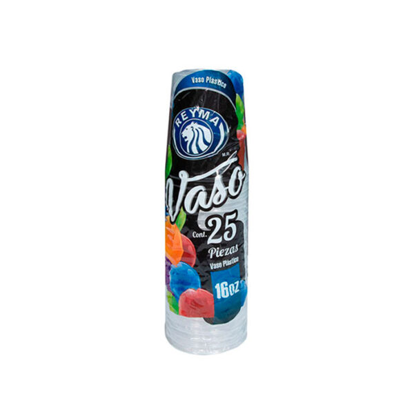 Vaso 16 onzas 25 piezas